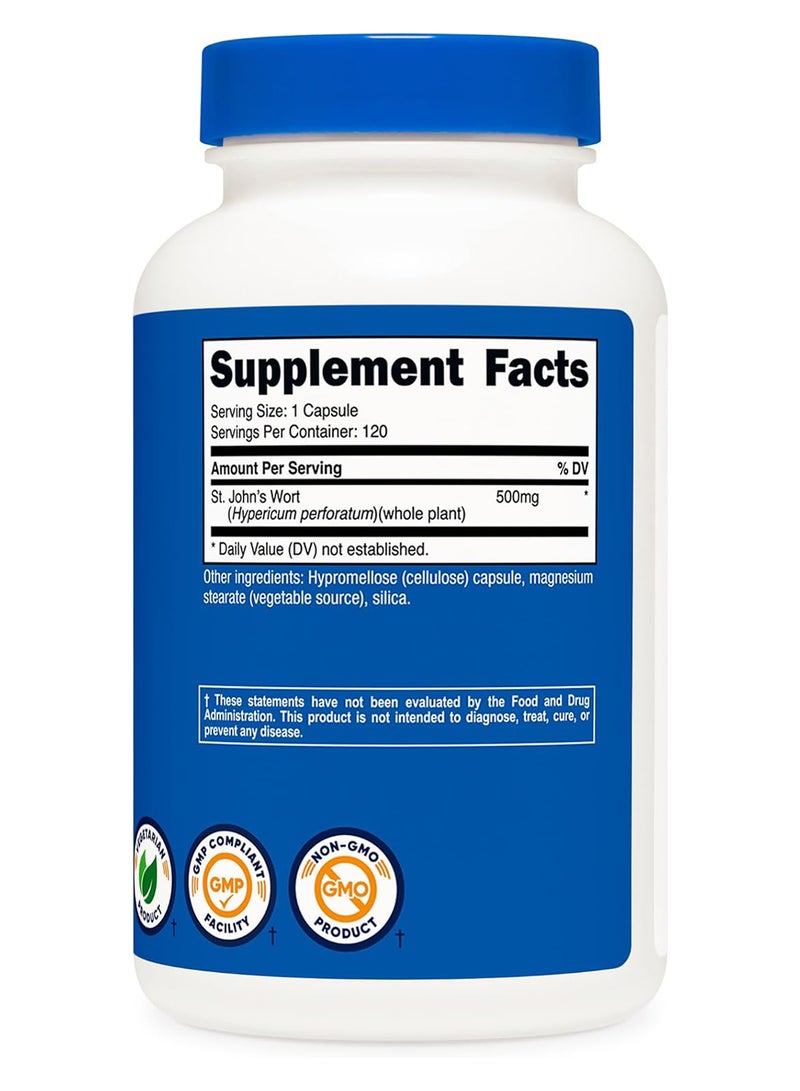 Nutricost St John’S Wort Capsules 120 Capsules - Image 4