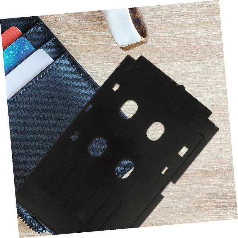 Modern versatile shape HOMSFOU PVC Card Printer Tray Professional PVC Card Holder Proper Slot Design for Printing Fit and Anti-wear Anti topple design - Image 4