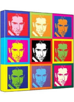 Jason Schwartzman - Pop Art Print (Andy Warhol's Che Guevara Style) 30 x 30 x 2.5 cm Deep Box Canvas 