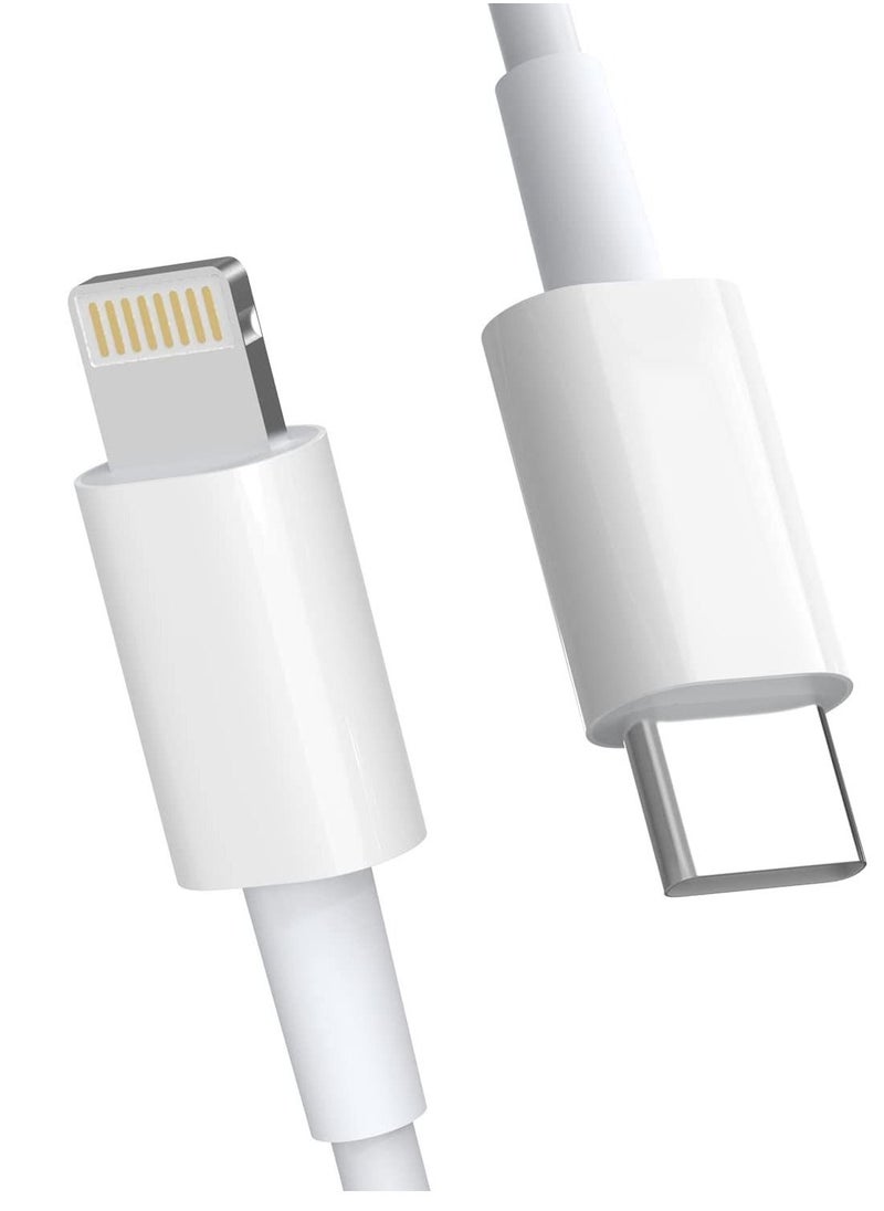 20W PD Fast IPhone Charger [MFi Certified] USB C Power Wall Charger with 3FT CableCompatible with Cable IPhone 13/12 Pro/12 Mini/ 11/11 Pro/XS/Max/XR/X/8 Plus/SE IPod, IPad Mini Pro