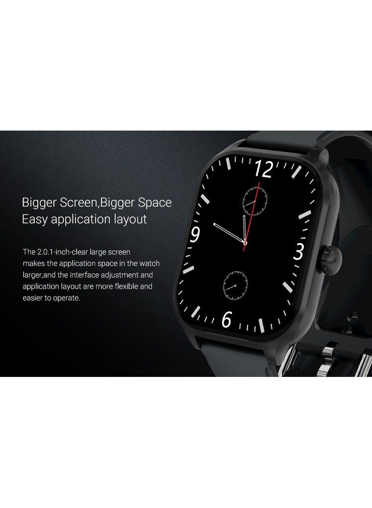 General H9 PRO MAX smartwatch with HD Amoled display | Post-training workout analysis | Bluetooth calls, music player, AMOLED display, fitness tracker, sleep monitoring  - Image 4