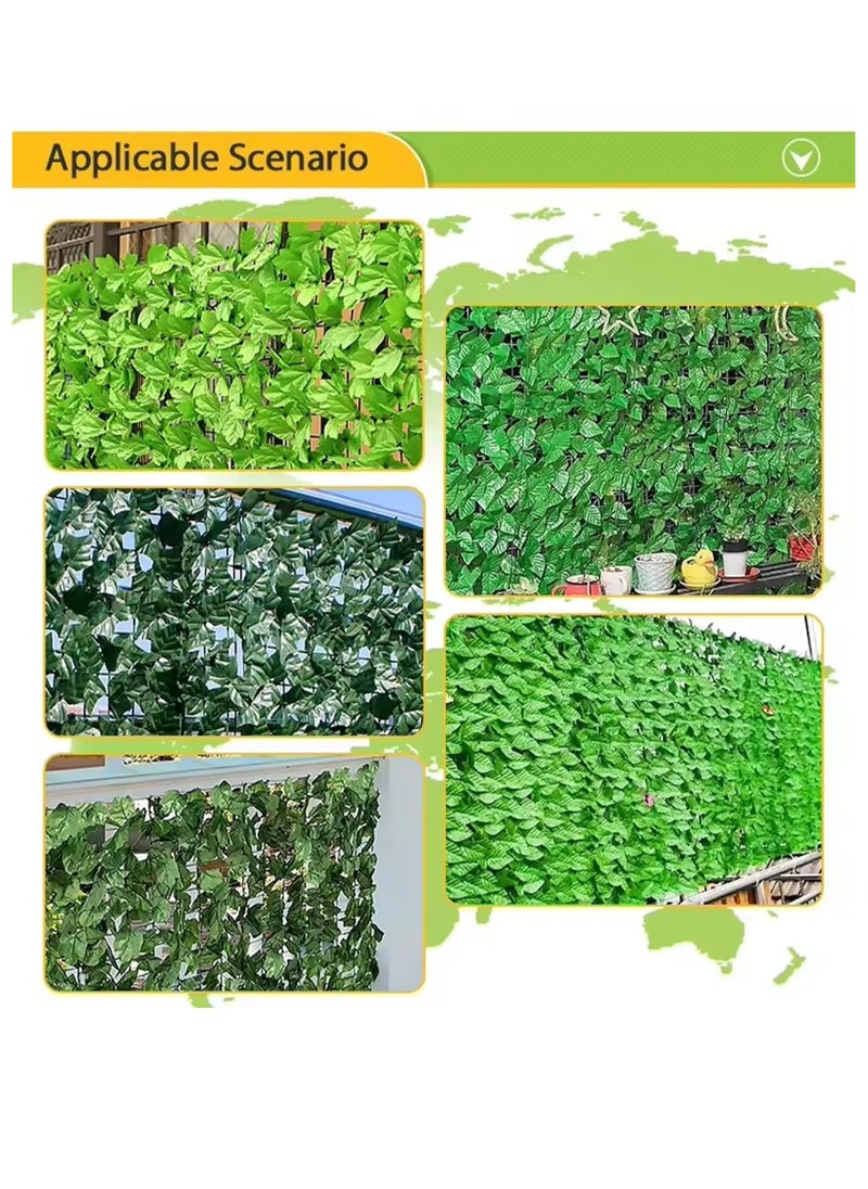Toshionics 1x3 Meter Artificial Ivy Privacy Fence UAE | Faux Leaf Wall Screen for Garden, Balcony, Patio, Villa, Hotels, Backyard & Outdoor Privacy | UV-Protected Decorative Greenery for Homes, Majlis & Outdoor Spaces  - Image 4