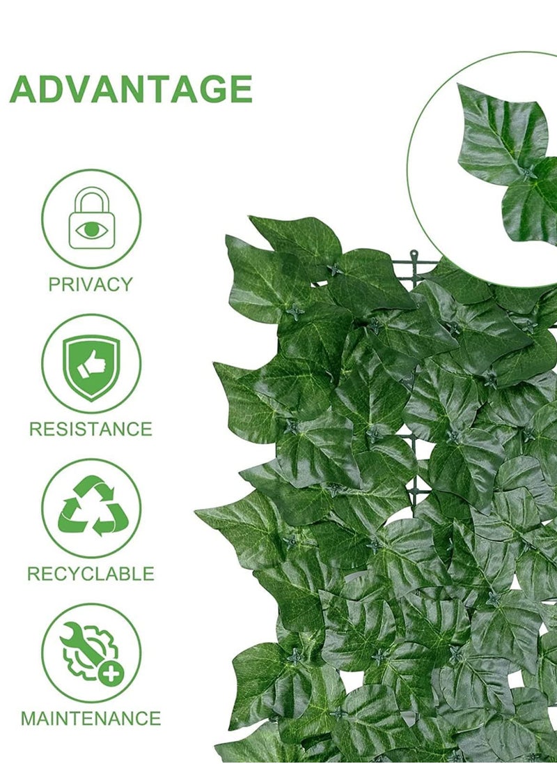 Toshionics 1x3 Meter Artificial Ivy Privacy Fence UAE | Faux Leaf Wall Screen for Garden, Balcony, Patio, Villa, Hotels, Backyard & Outdoor Privacy | UV-Protected Decorative Greenery for Homes, Majlis & Outdoor Spaces  - Image 5