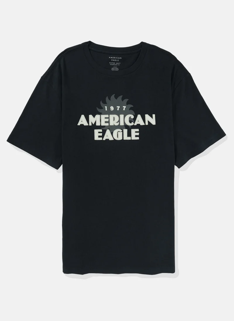 امريكان ايجل Logo Graphic Crew Neck T-Shirt