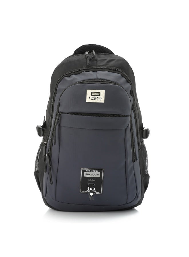 كروسلاند حقيبة ظهر لابتوب ضد الماء  مقاس 22 بوصة (48 سم) – خفيفة الوزن بلون سادة مع 3 سوست، وجيوب داخلية، وحماية للابتوب 15.6 بوصة، وأحزمة قابلة للتعديل – مثالية للاستخدام اليومي - Image 1