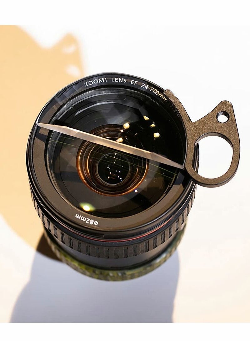 SYOSI 79mm Handheld Kaleidoscope Filter, Special Effects Filter Optical Glass Prism for SLR Camera Creative Photography Foreground Blur Prism Filter  - Image 4