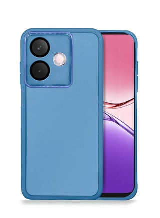 Oppo A5 Pro 4G/5G 2025 Soft Transparent TPU Silicone Ultra Thin Phone Stylish Electroplated Camera Border Back Case Cover - Blue - pzsku/Z8B153356D5D1393644F4Z/45/1742589380/6b5c78eb-e3d9-4bf7-be06-6bcf6f1eaa5e