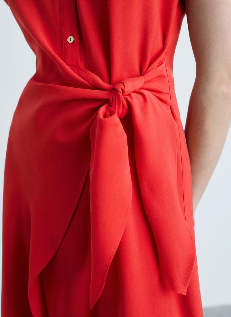 MANGO - Wrap Shirt Dress - Image 1