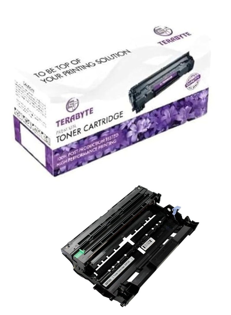 Terabyte DR720 Compatible Drum Unit Replacement for Brother DR720 DR 720 to use with DCP-8155DN DCP-8150DN MFC-8950DW MFC-8710DW MFC-8910DW HL-6180DW HL-5450DN HL-5470DW MFC-8810DW HL-5440D (1 Drum) - Image 1