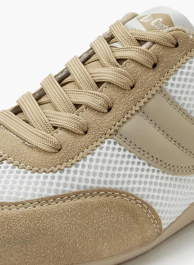 Lee Cooper BEIGE Women Lace-Up Ankle Sneakers for Women | Best Price UAE