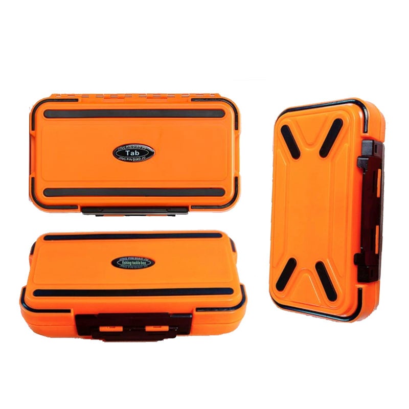 Tcakelox Fishing Tackle Box, Storage Double-Sided Lure Box with 15 Adjustable Dividers Jewelry Organizer Making Kit Container for Earring Tool Lure Hook Beads Storage Leakproof Bait Storage. - Image 1