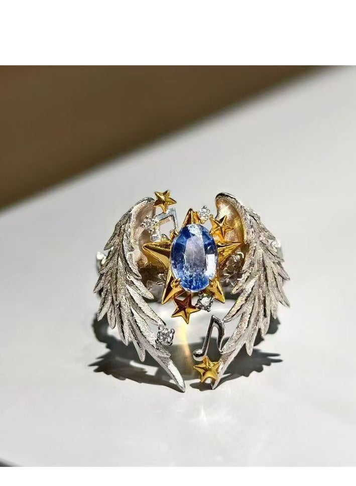 Jewelry Wings personalized ring with adjustable opening - Image 1