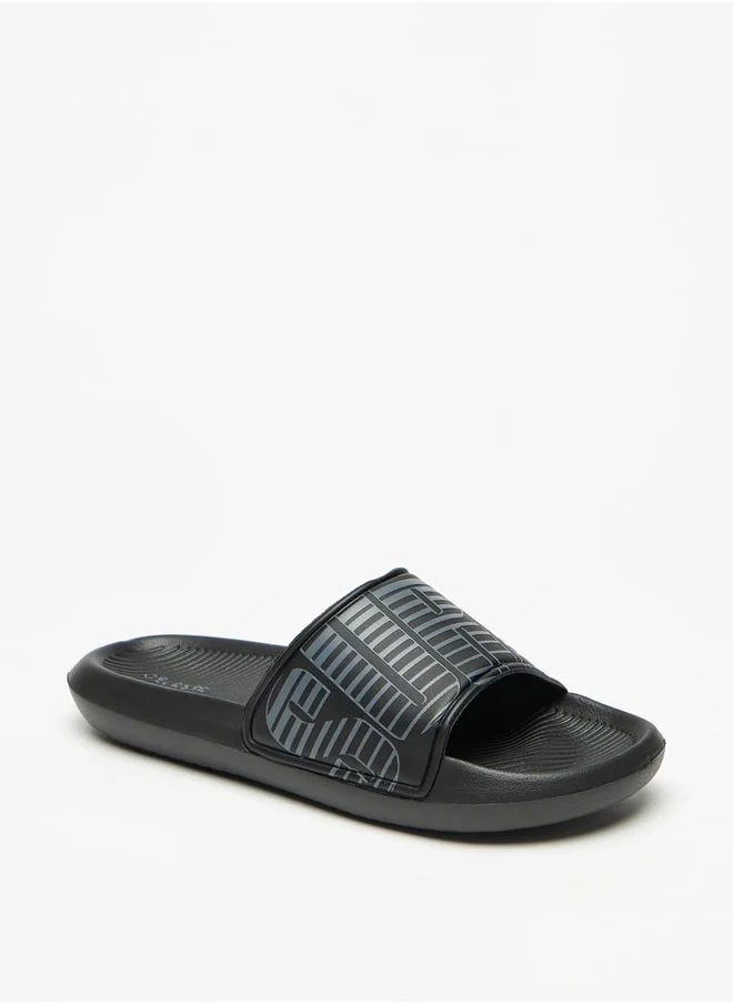 سيليست Women's Typographic Print Slides