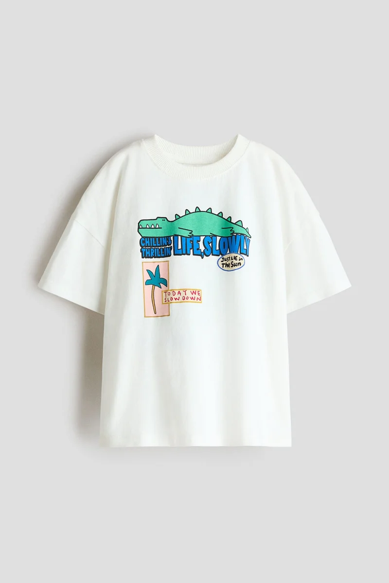 H&M Oversized printed T-shirt