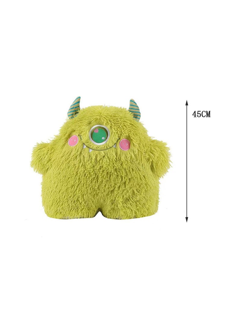 45 CM Cute Little Monsters Plush Toy Soft Stuffed Doll For Girls And Boys All Ages Gift （Green） - Image 2