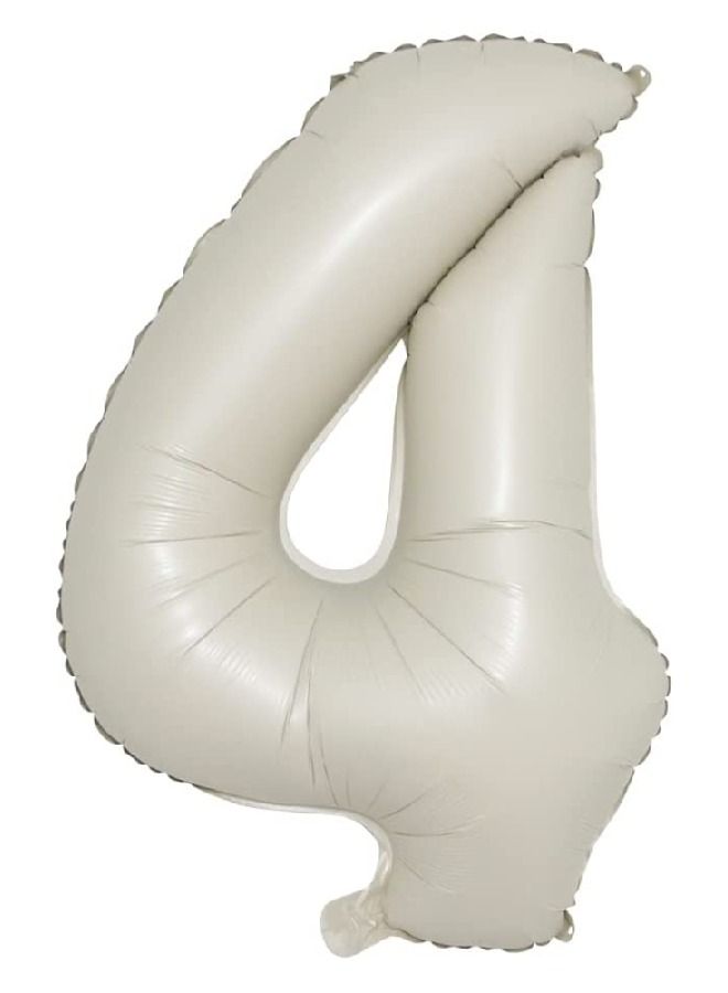 ThePartyPopper 40 Inch Cream Number Balloon 4