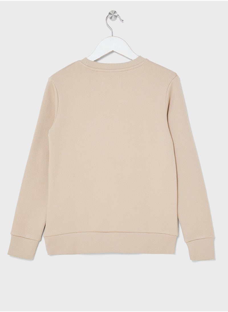 Jack & Jones Junior - Kids Slogan Sweatshirt - Image 1