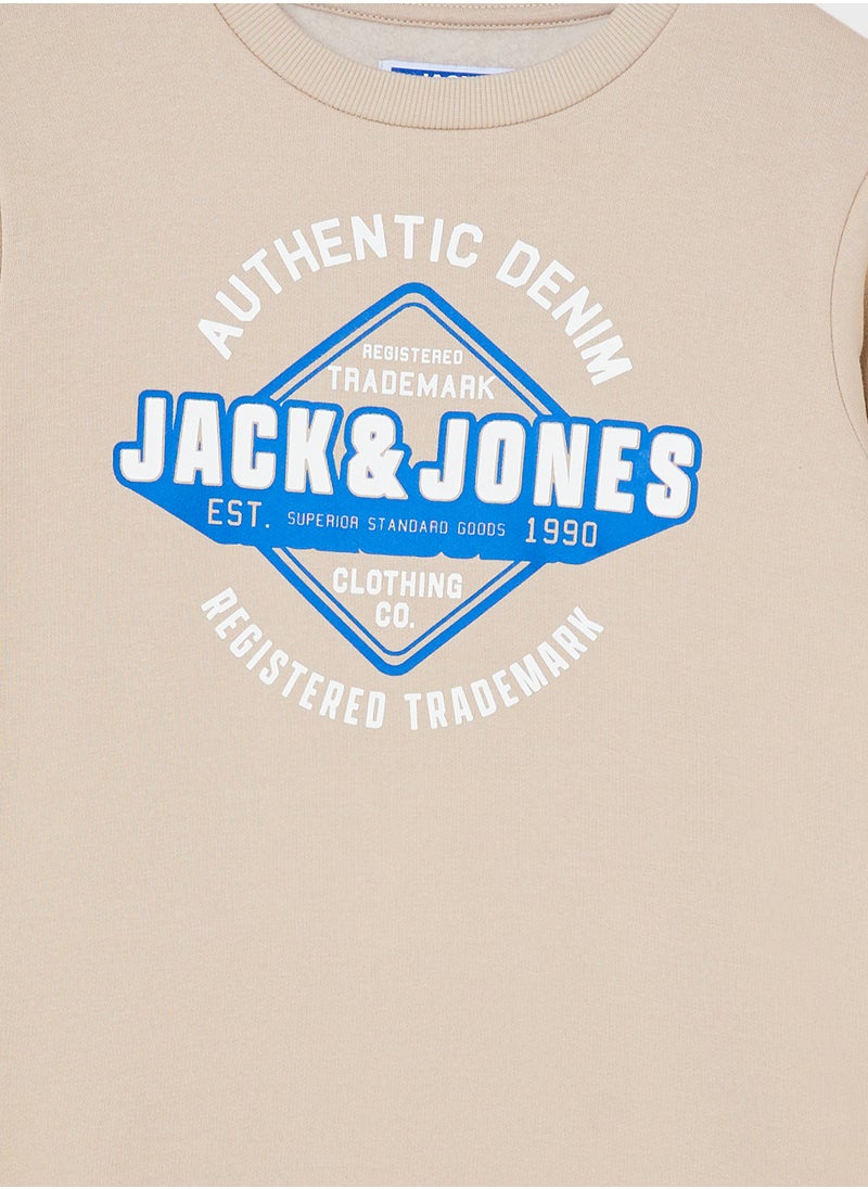 Jack & Jones Junior - Kids Slogan Sweatshirt - Image 1