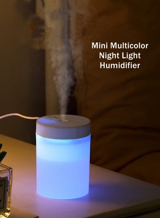 WooFree USB Charging Mini Multicolor Night Light Humidifier 200ML - Image 1