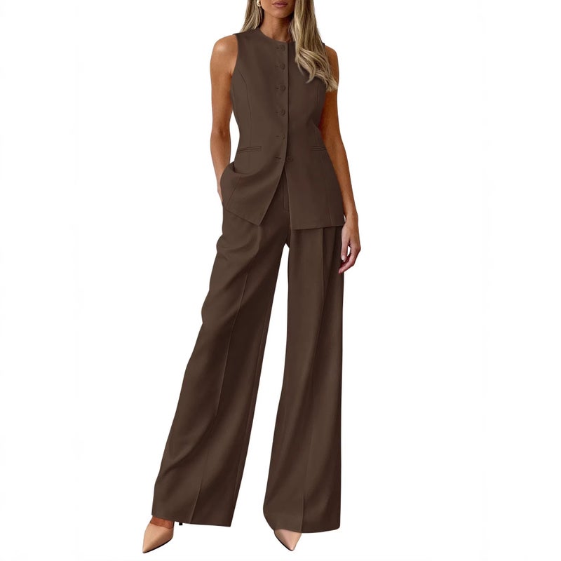 Women's Summer Blazer Suit Set 2-Piece Casual Formal - Image 4