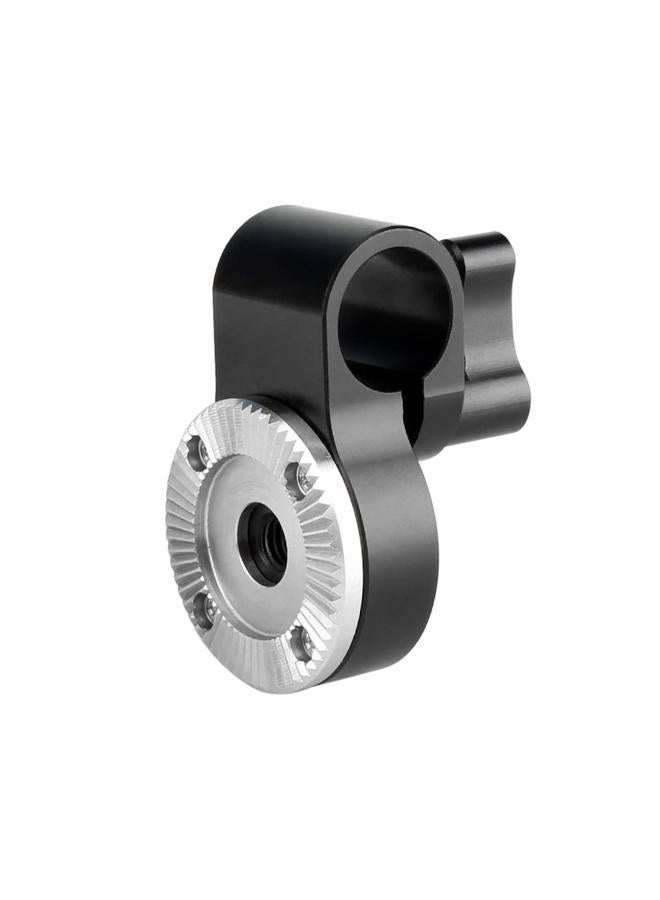 NICEYRIG 15mm Rod Clamp with Rosette Mount Adapter (M6 Thread Diameter 31.8mm) for Video Camera Support System - Image 1