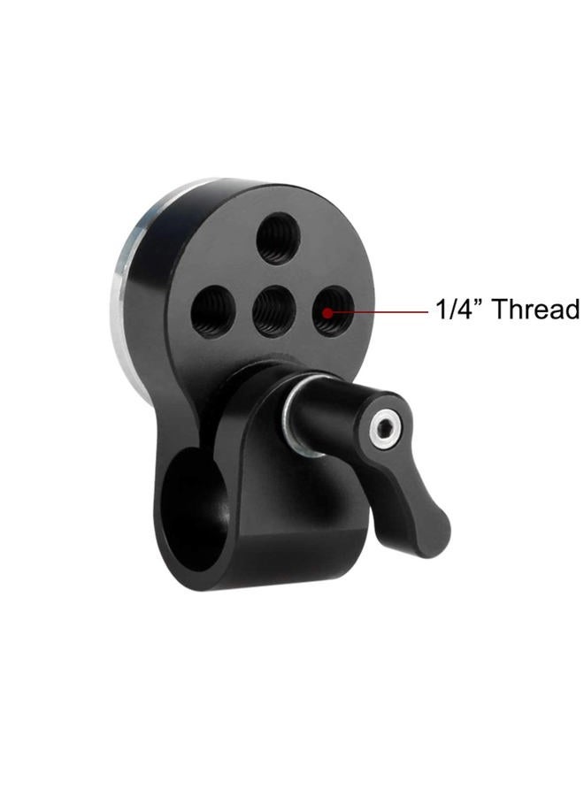 NICEYRIG 15mm Rod Clamp with Rosette Mount Adapter (M6 Thread Diameter 31.8mm) for Video Camera Support System - Image 4