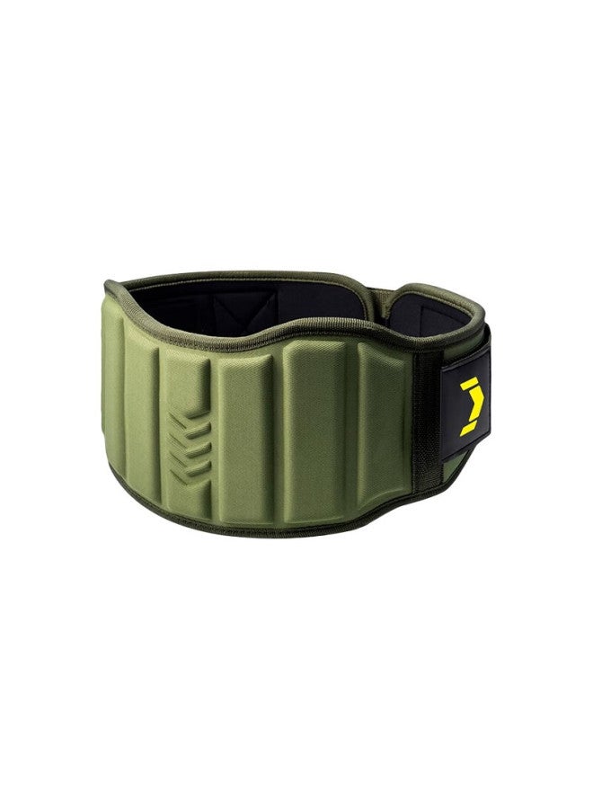 Fittergear Fitness Waist Belt For Men, Deadlift Squat Strength Training Weightlifting Back Support Belt, Advanced Military Green, Size S - Image 4