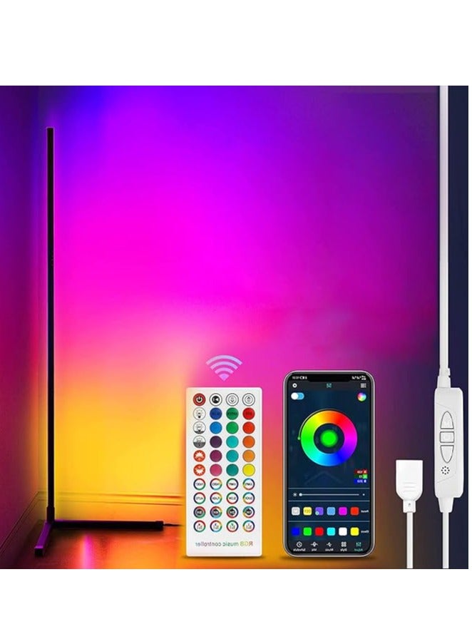 مصباح زاوية LED مع جهاز تحكم عن بعد متعدد الألوان - Image 1