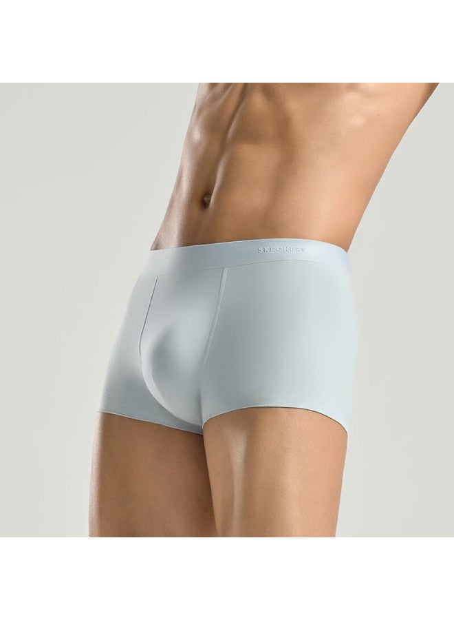 Skechers Men's Seamless Sport Boxer Briefs Breathable Antibacterial Casual Athletic Shorts