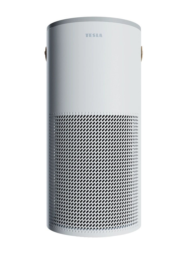 Smart Air Purifier S400 White with HEPA 13 3-in-1 Filter, UV Lamp & Ionization Works with Touch Screen & Google, Alexa & Tesla App