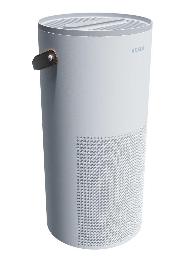 Smart Air Purifier S400 White with HEPA 13 3-in-1 Filter, UV Lamp & Ionization Works with Touch Screen & Google, Alexa & Tesla App