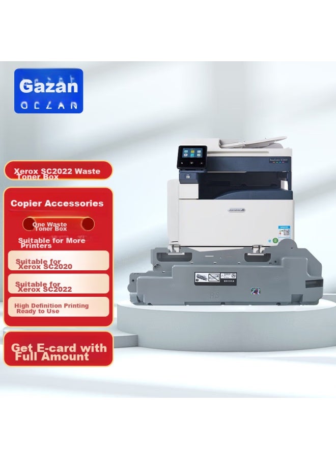 Gezan Compatible With Fuji Xerox Sc2022 Waste Toner Container, Docucentre Sc2021 Sc2020 Sc2022 Cps/da Waste Toner Bin, R5 Copier Toner Collector, Waste Toner Recycler - Image 4
