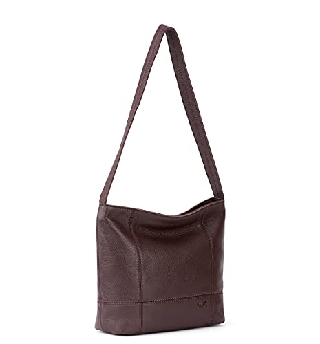 The Sak De Young Hobo Bag in Leather, Mahogany - Image 3