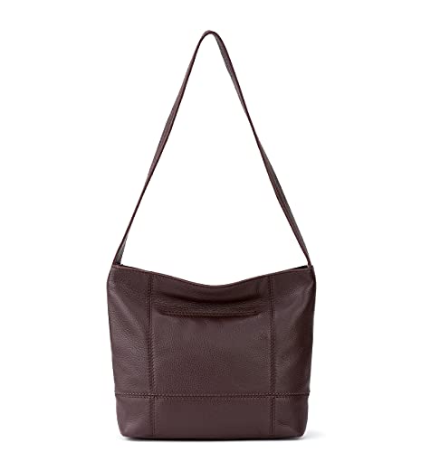 The Sak De Young Hobo Bag in Leather, Mahogany - Image 2