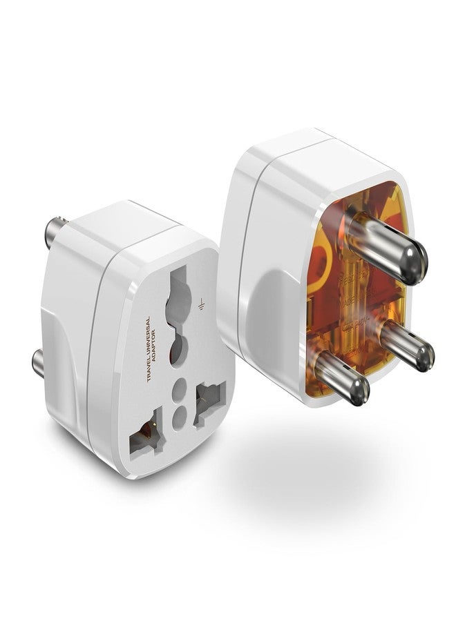 GM Modular 3005 Travel Adapter with Universal Multi-Pin Socket, 6A Adapter for Home Office and Travel Use, Shockproof Polycarbonate Body - Image 1
