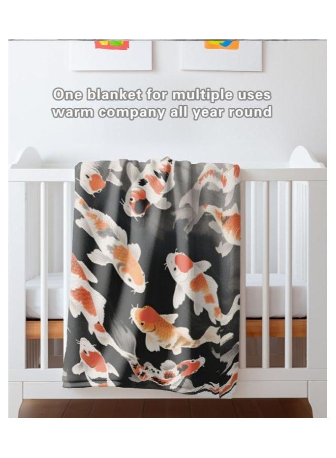 عام بطانية رقيقة من الفانيلا الكرتونية للأطفال أو الطلاب (دافئة ومريحة ومناسبة للنوم والألعاب) 100 سم * 150 سم - 1053 - Image 4