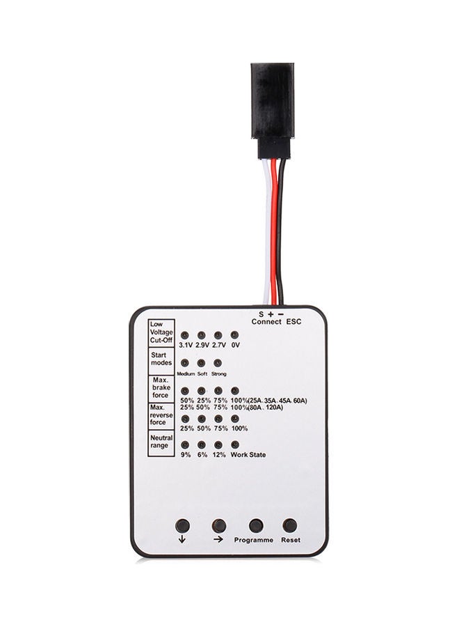 NIBEMINENT ESC Programming Card for SURPASS HOBBY Brushless Electronic Speed Controller 9.5x6x8cm - Image 2