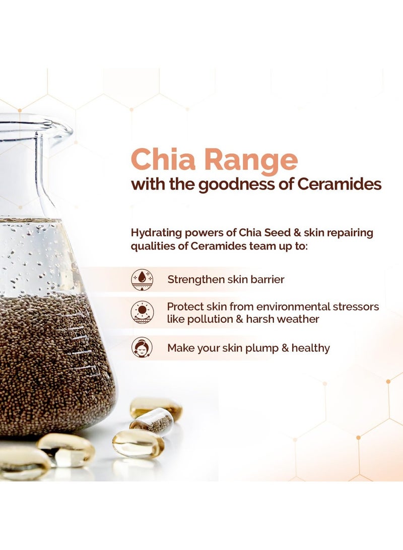 Mama Earth Chia Oil-Free Face Wash with Chia Seed & Ceramides | For Normal to Oily Skin | Co-Created with Dermats | Strengthens Skin's Natural Barrier | Oil-Free Formula | Cleanses Deeply | Fragrance & Soap Free | 100 ml - Image 4