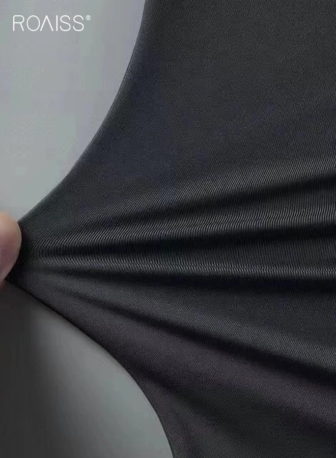 roaiss Mens Half Zip Training Suit Long Sleeve Top and Pants Set Quick Dry Athletic Wear Running Gym Fitness Outfit Sports Track Sweatshirt - Image 2