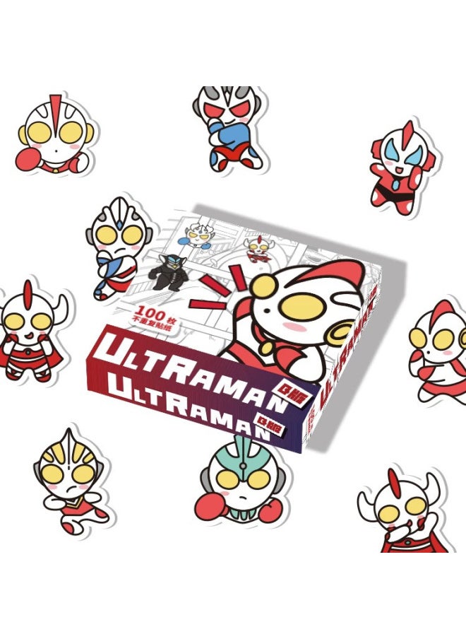 Generic - Boxed 100 Altman Cute Cartoon Little Red Riding Book With Full Set Of Japanese High Color Value Ins Wind Hand Account Stickers-Color:Boxed-ultraman 200 Sheets (2 Boxes) - Image 1