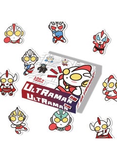 Boxed 100 Altman Cute Cartoon Little Red Riding Book With Full Set Of Japanese High Color Value Ins Wind Hand Account Stickers-Color:Boxed-ultraman 200 Sheets (2 Boxes)
