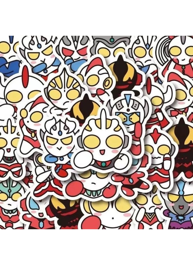 Generic - Boxed 100 Altman Cute Cartoon Little Red Riding Book With Full Set Of Japanese High Color Value Ins Wind Hand Account Stickers-Color:Boxed-ultraman 200 Sheets (2 Boxes) - Image 1
