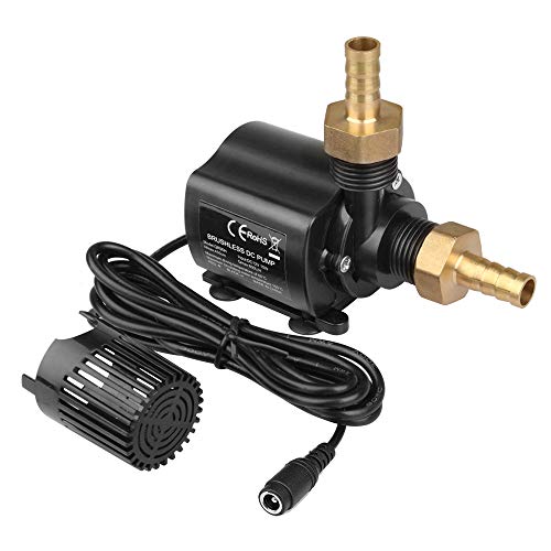MOUNTAIN_ARK DC 12V Submersible Water Pump for Aquarium, Pond, Fountain, Adjustable Power, Max 210 GPH - Image 1