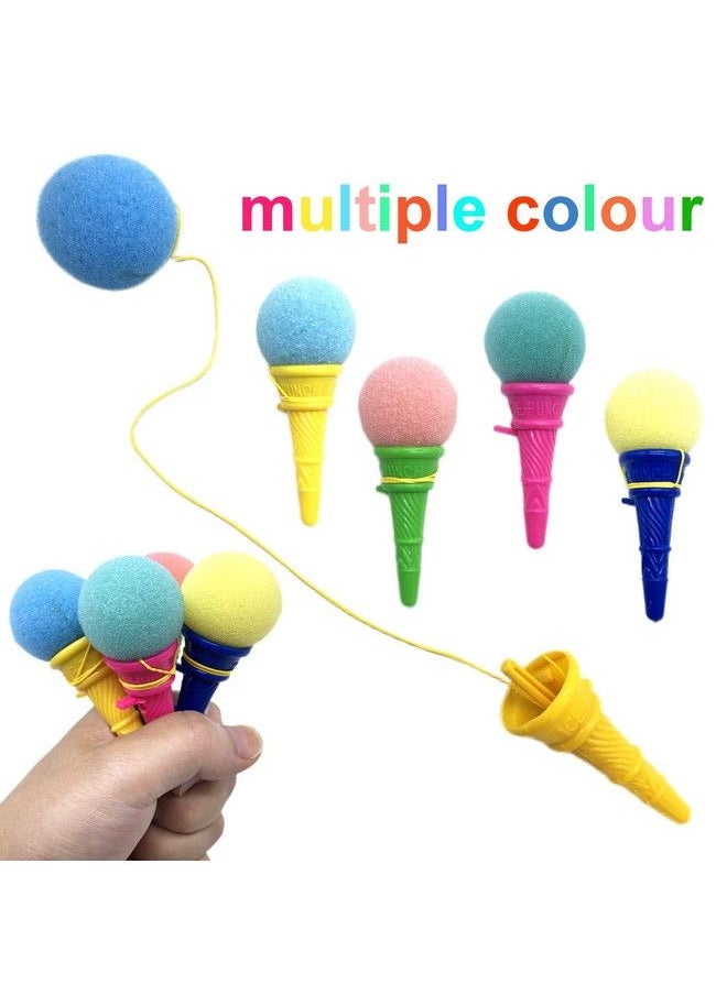 Meirrnyyu 24 Pcs 4 Inch Ice Cream Foam Ball Launchermini Ice Cream Cone Shooter Toys For Kidschildrencarnival Prizeparty Favors  - Image 4