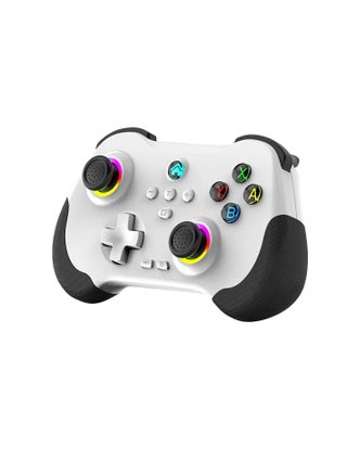 وحدة تحكم ألعاب لاسلكية Z01، لوحة ألعاب مستشعر حركة بلوتوث 6 محاور، عصا تحكم عن بعد لوحدة التحكم السحابية المحمولة، عصا تحكم قابلة للبرمجة لأجهزة Android وiOS وSwitch وSteam وPS3 PS4، (أبيض) - pzsku/Z8B16E5E0AB34CE735439Z/45/_/1722930008/e7b9fd6a-75f2-460a-b80b-b3b97bb43ea8