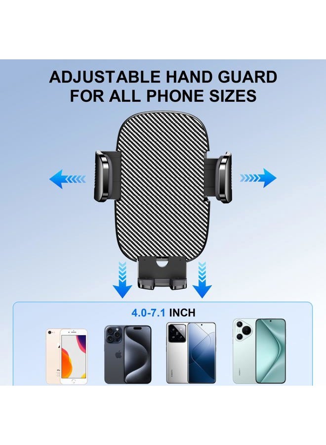 GUWEZ Phone Holder Car Mount for iPhone[Powerful Suction]Phone Mount for Car Dashboard Windshield Air Vent Universal Accessories[Thick Cases Friendly]Automobile Cell Phone Holder Fit iPhone Smartphone - Image 5