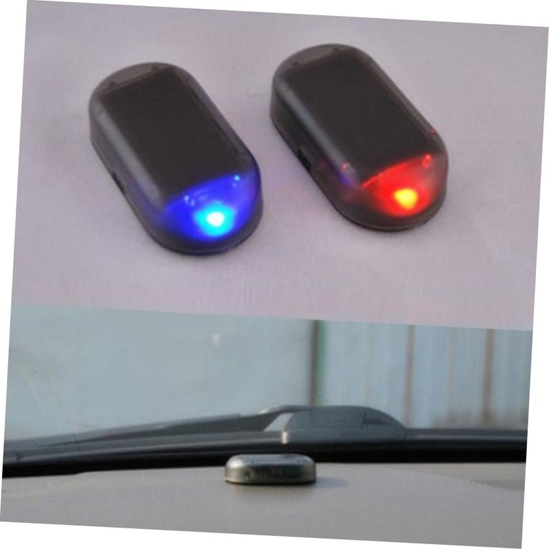 Solar Powered Car Alarm Warning Light Easy Install Anti Theft Red LED - Image 3