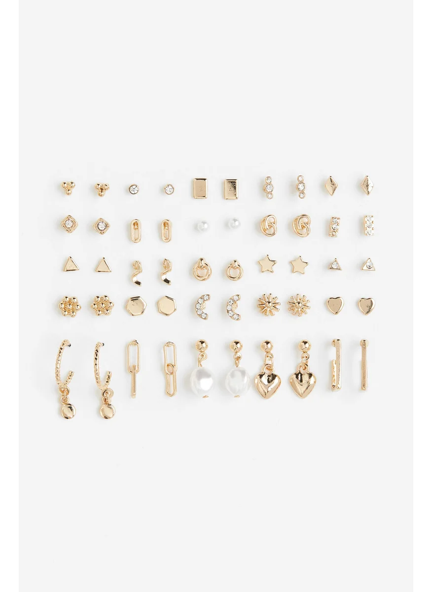 اتش اند ام 25 Pairs Earrings And Studs