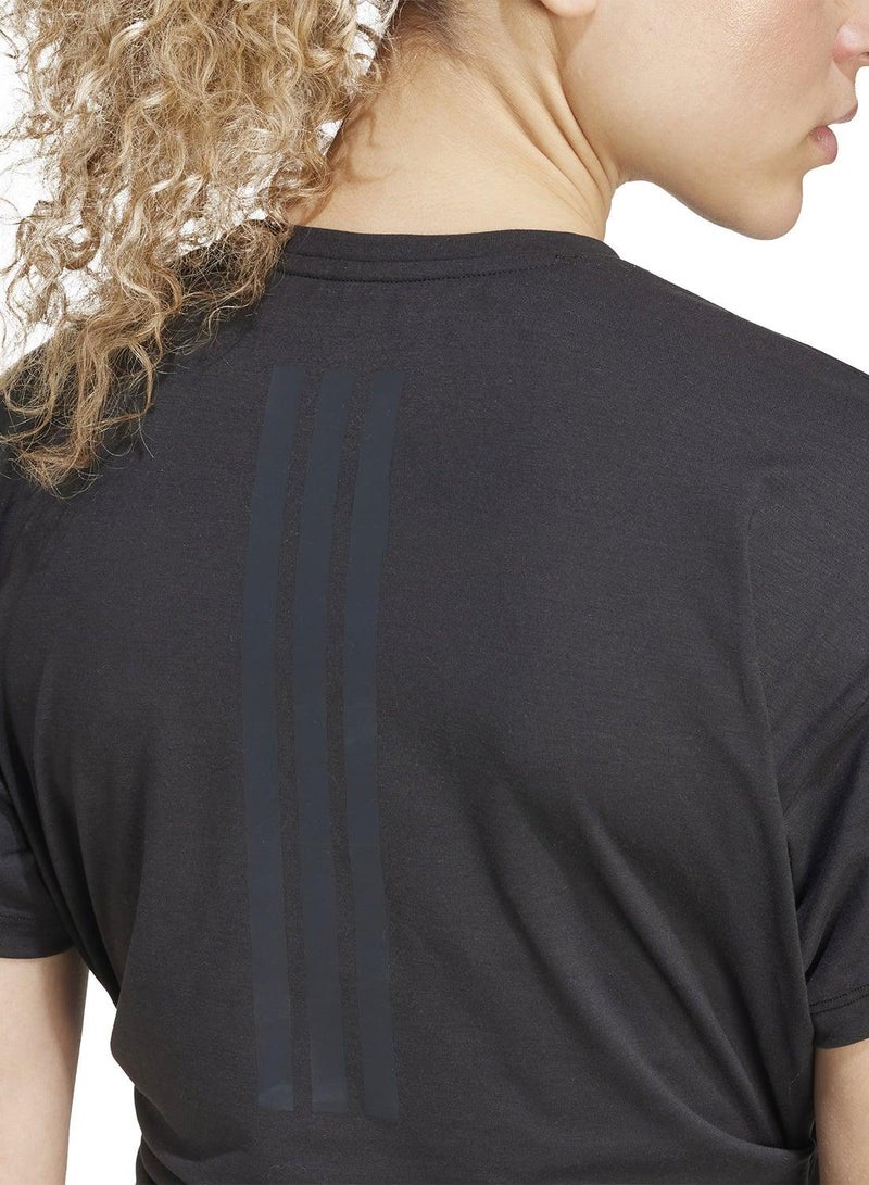 اديداس تيشيرت تدريب للنساء أسود - Image 4