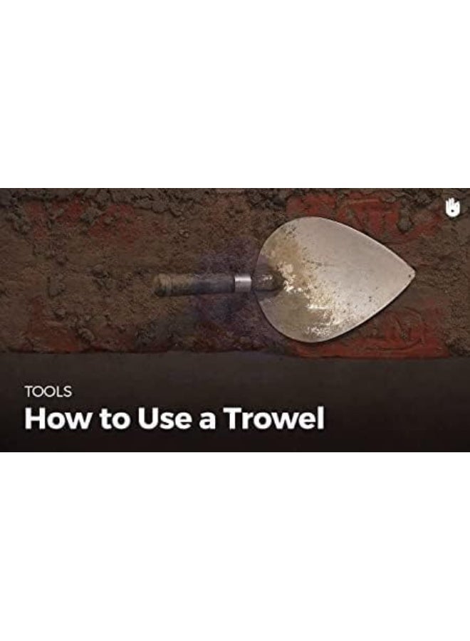 Royal Apex Masonry Plastering Trowel With Wooden Handle Metal Blade For Multi-Purpose 8Inch - Image 5